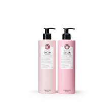 Maria Nila Luminous Colour, Shampoo & Conditioner set (2 x 500 ml), Vermindert Kleuroverlast, 100% Vegan