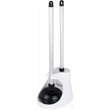 Toiletontstopper set met borstel en houder