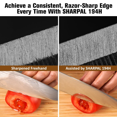 SHARPAL 194H Whetstone Knife Blade Sharpener Sharpening Stone Angle Guide, Chisel/Plane Iron Blade Sharpening Guide, Knife Edge An 2