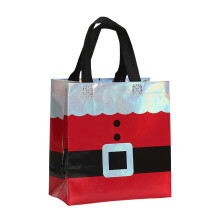Christmas Non-Woven Gift Bag Multicolour 23x11x22cm