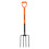 Garden Digging Fork Heavy Duty 4 Prong Carbon Steel D Shape Handle Rust Proof 2