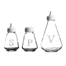 Ravenhead Glass Salt Pepper Shaker Vinegar Serving Bottle in Choice of Deals (Salt Pepper Vinegar Set)