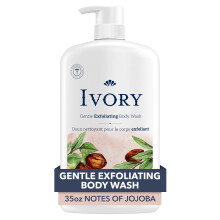 Ivory Duschgel för hela familjen, Mild formel, Fri från färgämnen & parabener, Jojobadoft, 35 oz