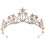Golden Rhinestone Tiara for Bride – Wedding Headpiece 1