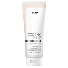 IntiMD Coochy Plus Intime Rasiercreme Duftfrei für Bikinizone, Achseln und mehr - Rasurfrei, Verhindert Hautirritationen