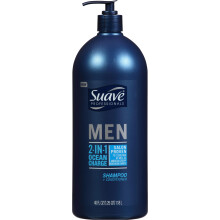 Suave Professionals Men 2-in-1 Shampoo & Conditioner, Ocean Charge, 40 Unzen Pumpflasche
