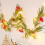 LED-kerstslinger met rode bessen en groene bladeren 1