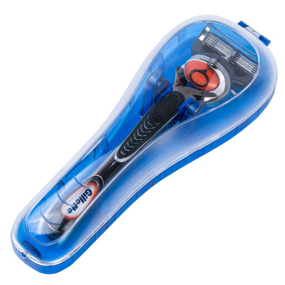 Nincha Blue Manual Razor Travel Case Portable Plastic Manual Razor Trimmer Protector