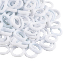 400 PCS Baby Haarbandjes - Beschadigingsvrije Elastische Ponytail Houders, Zachte Naadloze Meerkleurige Haarbanden voor Peuters en Meisjes
