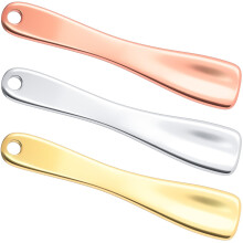 Pndeyo 3pcs Metaal Gezicht Spatel, Mini Gezichtsmassage Sticks voor Vrouwen, Herbruikbare Cosmetische Lepels