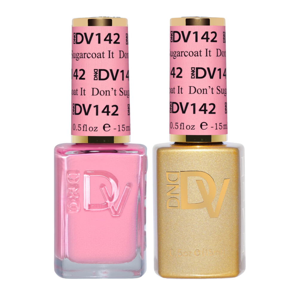 Daisy Dnd Dnd Diva Gel Polish Set, Soda Poppin Collection, Uv/Led Gel Polish And Air Dry Nail Lacquer, Matching Chip-Free Polish Duo, 142 Dont Sugarcoat It, 0.5