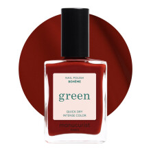 Manucurist Green Neon Pink - Fluorescerande Rosa Nagellack - 9-Free, Vegansk och Växtbaserad - Giftfri - Tillverkad i Frankrike - 0.5 fl oz