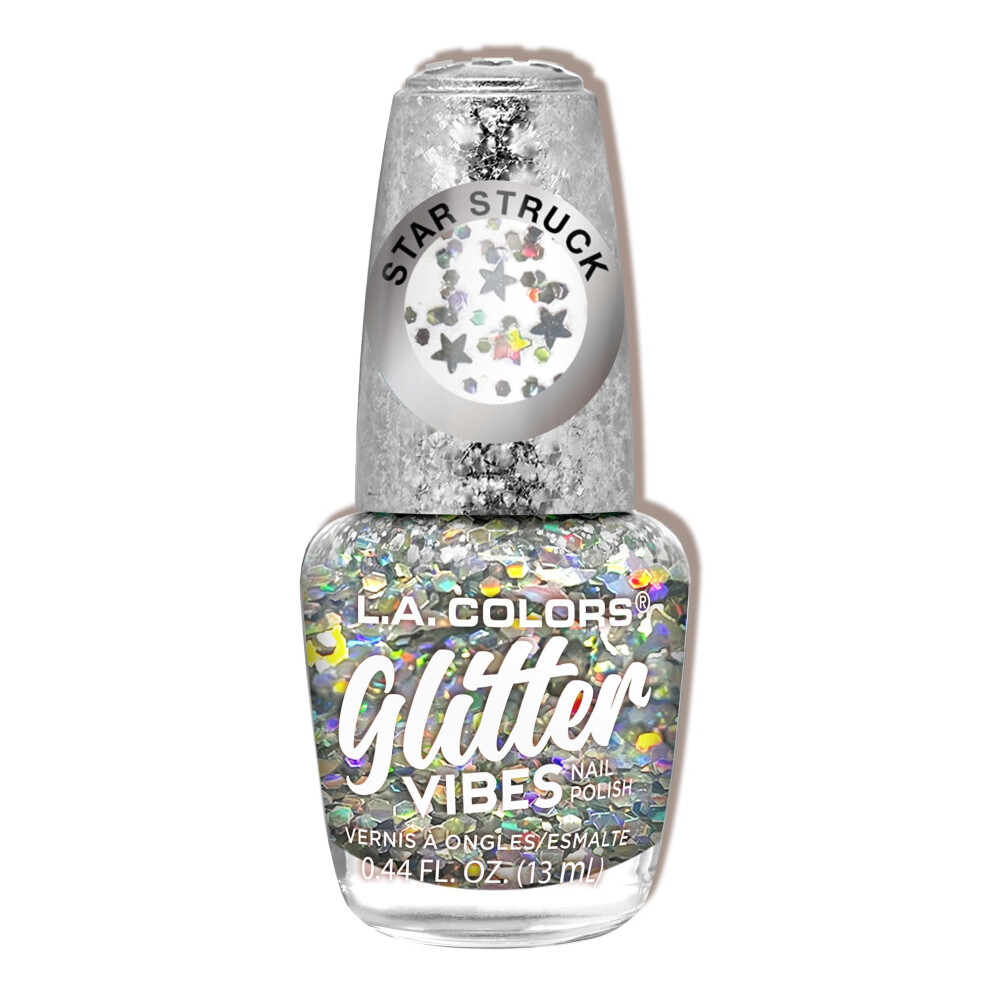 L.a. Colors Glitter Vibes Polish, Star Struck Cnl705w