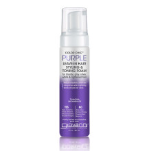 GIOVANNI Color Chic Purple Leave-In Hair Styling & Toning Foam - Purple Foam for Blonde, Gray, Brassy, Fine Hair, Gives Volume & Shine for Women & Men