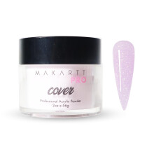 MakarttPro Acrylic Powder - 2oz Acrylic Nail Cover for Nail Extensions for Professional Private Nail Technicians - Color: Sparkling Rose