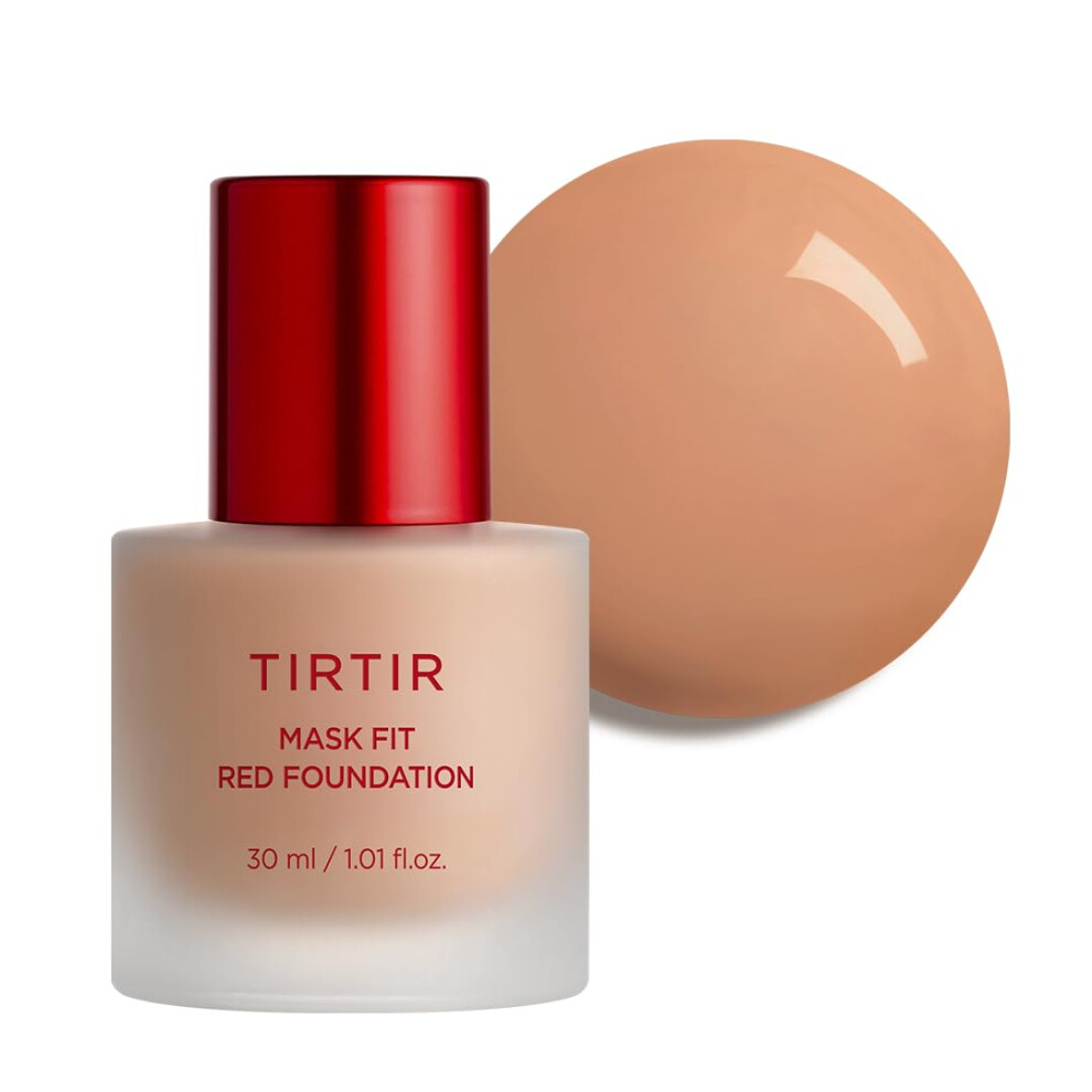Tirtir Mask Fit Red Foundation?Long Lasting Flawless Coverage, Energy Essence, Lightweight, Hydrating, Pore-Blurring, Breathable Satin Finish, Makeup,