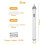 OFFCUP Electric Eraser, Portable Pencil Eraser, 22pcs Refills, Automatic for Sketching/Drafting/Drawing/Graphite Pencils White 2