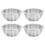 4-Piece Aluminum Alloy Mini Cake Mold Set 1