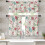 Floral Kitchen Curtains Set 36" with Valance 1