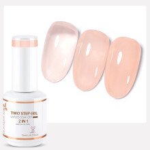 Nicedeco Smalto Gel 2 Passi, Senza Hema, Cruelty Free, Alta Lucentezza, 15ml - TSG007