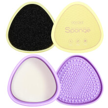Docolor Make-up Borstelreiniger - Sneldrogende Spons voor Schaduwkleuren - Compact voor Reizen