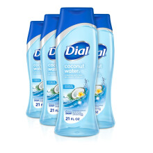 Dial Douchegel, Kokoswater, 21 Ounce, 4 Stuks (Verpakking van 1)