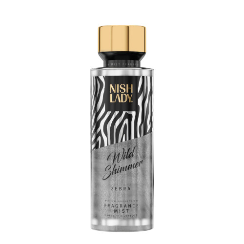 Nishlady Doftmist Wild Shimmer ZEBRA 260ml / 8.79fl.oz