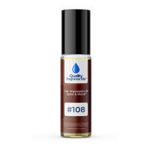 Quality Fragrance Oils Spice & Wood Impressie #108 | Langdurige Parfumolie, Alcoholvrij, Sterke Geur, 10ml Roll-On