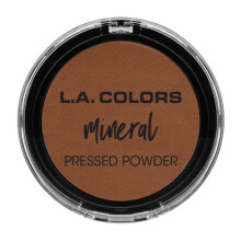 L.A. COLORS Mineral Pressed Powder, Ebony CMP384