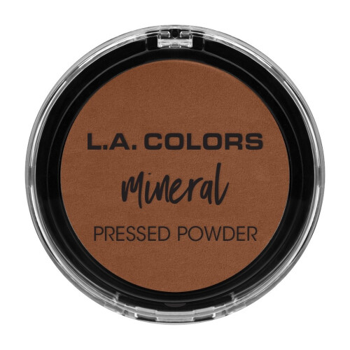 L.A. COLORS Mineral Pressed Powder, Ebony CMP384