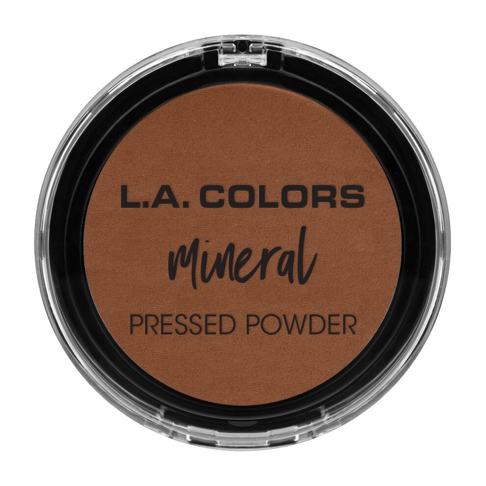 L.a. Colors Light Mineral Pressed Powder, Ebony Cmp384
