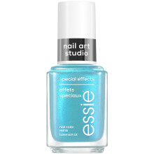 essie Nagelkonst Studio Special Effects Lack, Shimmer, Riviera Rush, Blå Nagellack, Vegan, Bikini Snapped, 0.46 fl oz