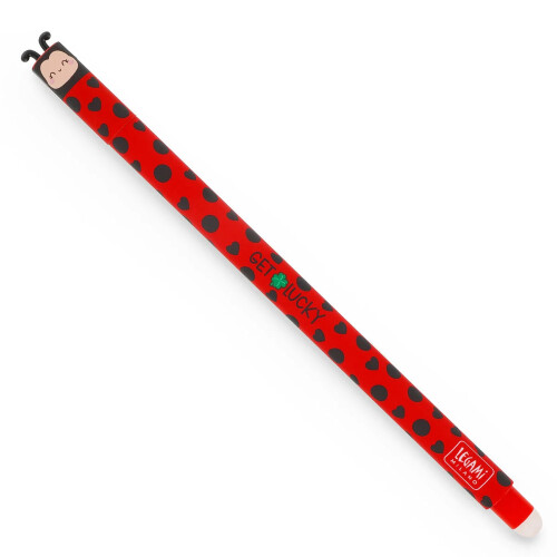 Legami Milano Erasable Pen Ladybug Red Ink Single