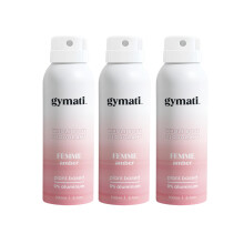 Gymati - Déodorant Spray Fitness - Hommes & Femmes - Sans Aluminium - Protection Odorante Ultime - Pour la Transpiration