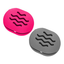 TIKIUKI 2-Pack Silikon Makeup Svamp Resefodral - Förvaring för Beauty Blenders, Portabel Organizer