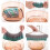 2er-Pack gestrickte WC-Sitzbezüge mit Griffen, 47 x 36 cm 3