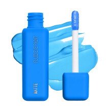 about-face Matte Fluid Eye Paint Blue Monday - Högpigmenterad Flytande Ögonskugga, Långvarig, Vegan