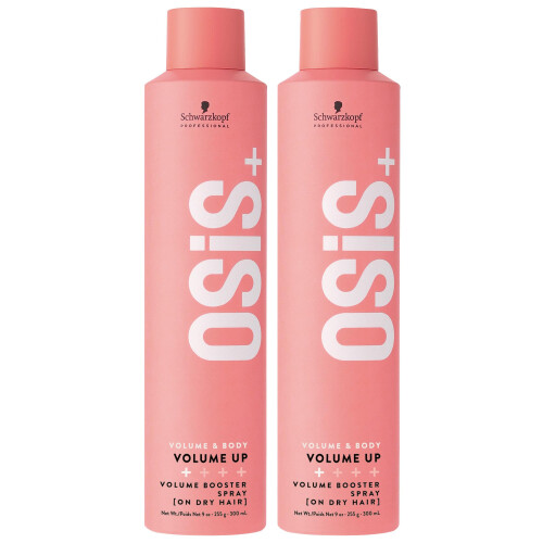 OSiS+ Volume Up Booster Spray, 9 oz (2 Pack) - Lättviktig Flexibel Stylingkontroll