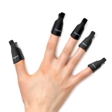 Pronto - 10-delars set med plastakryl kapclip - Professionell nagelkonst UV gel nagellackborttagare