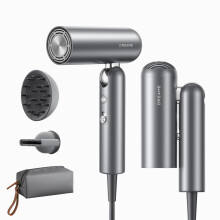 Dreame Pocket Pro Hårfön, Dubbelt Spänning Resefön med Diffusor, 1300W Professionell Höghastighets Fön