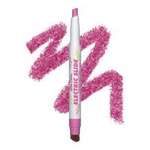 Lime Crime Electric Slide Lidschatten & Pinselstick, DUH (Metallic Magenta) - Leichter 2-in-1 Lidschatten