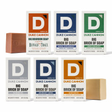 Duke Cannon Big Brick Seife für Männer, Sortimentspack (Bourbon, Sawtooth, Midnight Swim, Naval Diplomacy, High Country & Gun Smoke)