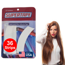 SUPERTAPE Contour LF Lace Tape för Peruker Vattentålig, Dubbel Sidig Hårtejp, Ultra Stark Hållning
