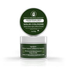 Oak City Beard Company - Montego Bay - Solid Cologne - 1 Ounce - Ananas - Kokos - Teak