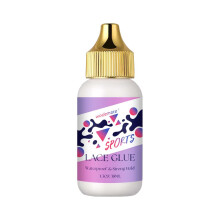 wodemate Strong Hold Lace Glue for Wigs Sports, Waterproof Wig Glue for Extreme Heat, Invisible Hair Bonding Adhesive for Poly & Lace Systems, Humidit