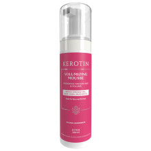 Kerotin Volumizing Mousse, Wurzelvolumizer, Haarverdickungs-Schaum für Volumen, Textur & Fülle, bändigt Frizz & fliegende Haare