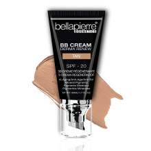 Crème BB Bellapierre SPF 20 - Écran solaire minéral & fond de teint léger, hydratant visage, fini mat
