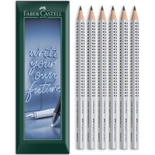 Faber-Castell Jumbo Grip Triangular Graphite Pencil HB Pack of 6