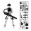Dekompression Actionfigur Dockset Vit 1 st 3