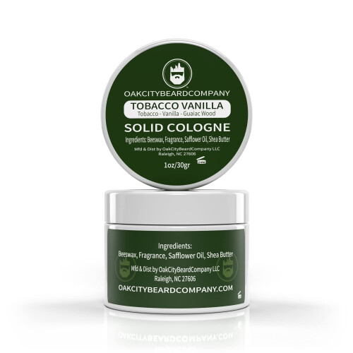 Oak City Beard Company - Tabak Vanille - Solid Cologne - 1 Ounce